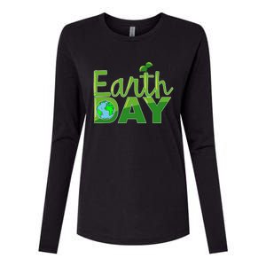 Earth Day Cute Save The Planet Nature Meaningful Gift Womens Cotton Relaxed Long Sleeve T-Shirt