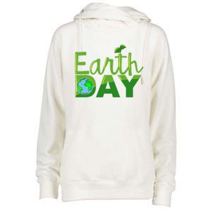 Earth Day Cute Save The Planet Nature Meaningful Gift Womens Funnel Neck Pullover Hood