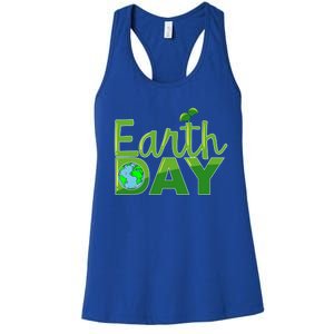 Earth Day Cute Save The Planet Nature Meaningful Gift Women's Racerback Tank