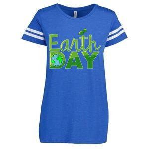 Earth Day Cute Save The Planet Nature Meaningful Gift Enza Ladies Jersey Football T-Shirt