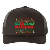 Emergency Department Christmas Ed Er Nurse Crew Yupoong Adult 5-Panel Trucker Hat