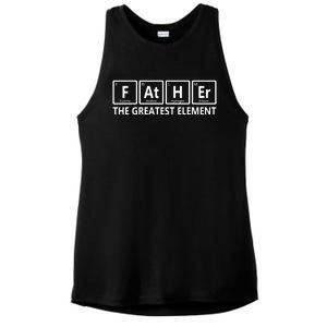 Element Dad Chemist Than Your Average Father Periodic Table Ladies PosiCharge Tri-Blend Wicking Tank