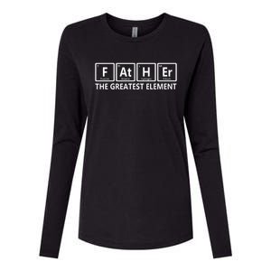 Element Dad Chemist Than Your Average Father Periodic Table Womens Cotton Relaxed Long Sleeve T-Shirt