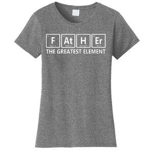 Element Dad Chemist Than Your Average Father Periodic Table Women's T-Shirt