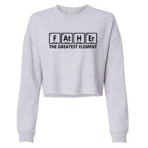 Element Dad Chemist Than Your Average Father Periodic Table Cropped Pullover Crew