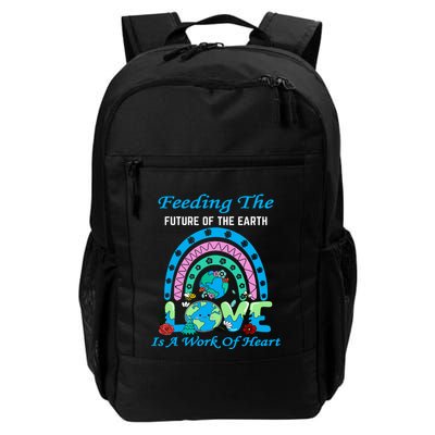 Earth Day Chef Lunch Lady Feeding Is A Work Of Heart Backpack