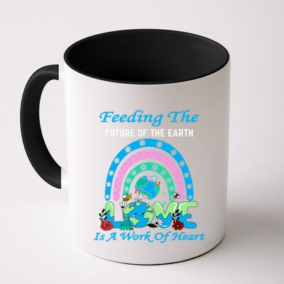 Earth Day Chef Lunch Lady Feeding Is A Work Of Heart Mug