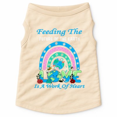 Earth Day Chef Lunch Lady Feeding Is A Work Of Heart Doggie Tank