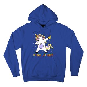 Embrace Differences Dabbing Unicorn Autism Awareness Gift Hoodie