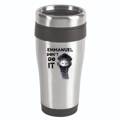 Emmanuel DonT Do It Viral Emu 16oz Travel Tumbler