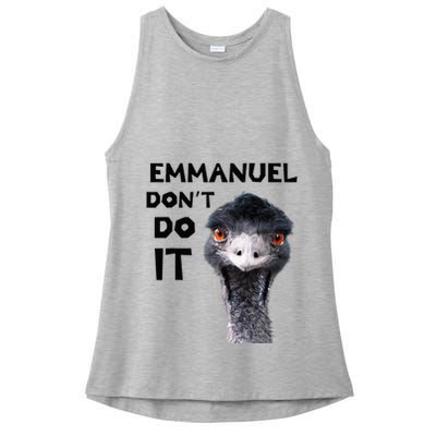 Emmanuel DonT Do It Viral Emu Ladies PosiCharge Tri-Blend Wicking Tank