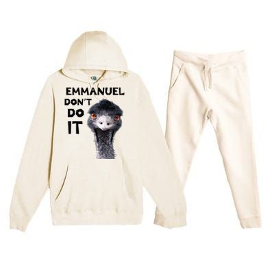 Emmanuel DonT Do It Viral Emu Premium Hooded Sweatsuit Set