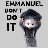 Emmanuel DonT Do It Viral Emu Tie-Dye T-Shirt