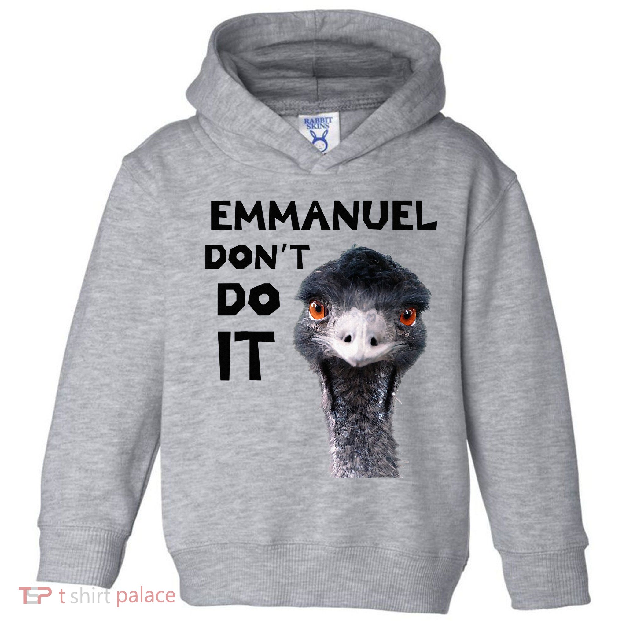 Emmanuel DonT Do It Viral Emu Toddler Hoodie