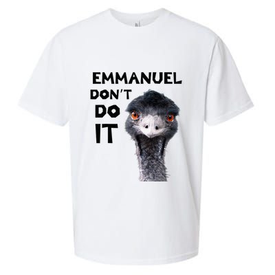 Emmanuel DonT Do It Viral Emu Sueded Cloud Jersey T-Shirt