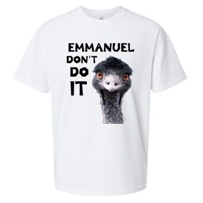 Emmanuel DonT Do It Viral Emu Sueded Cloud Jersey T-Shirt