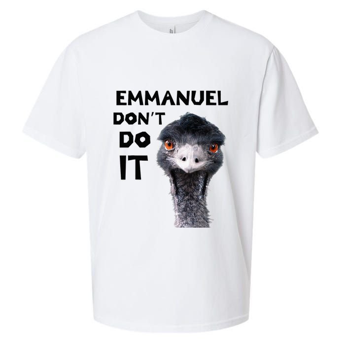 Emmanuel DonT Do It Viral Emu Sueded Cloud Jersey T-Shirt