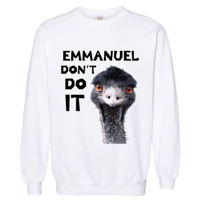 Emmanuel DonT Do It Viral Emu Garment-Dyed Sweatshirt
