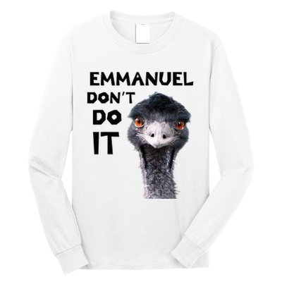 Emmanuel DonT Do It Viral Emu Long Sleeve Shirt