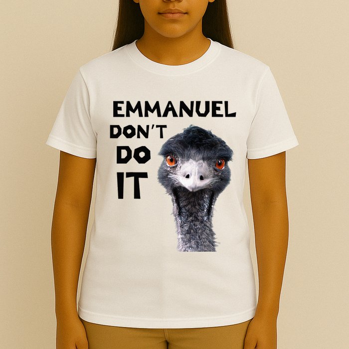 Emmanuel DonT Do It Viral Emu T-Shirt