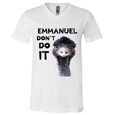 Emmanuel DonT Do It Viral Emu V-Neck T-Shirt