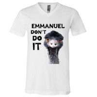Emmanuel DonT Do It Viral Emu V-Neck T-Shirt