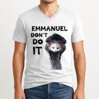 Emmanuel DonT Do It Viral Emu V-Neck T-Shirt