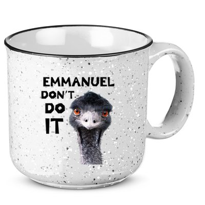 Emmanuel DonT Do It Viral Emu 15oz Campfire Ceramic Mug