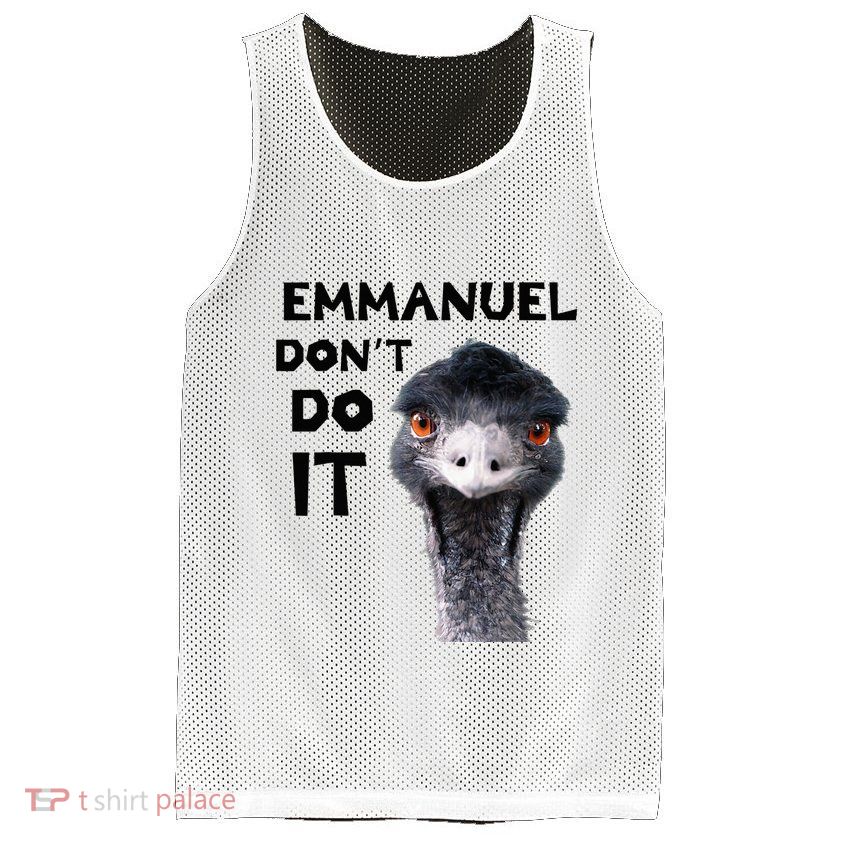 Emmanuel DonT Do It Viral Emu Mesh Reversible Basketball Jersey Tank