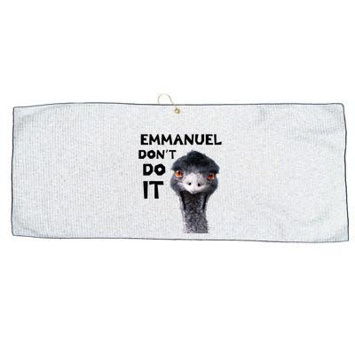 Emmanuel DonT Do It Viral Emu Large Microfiber Waffle Golf Towel