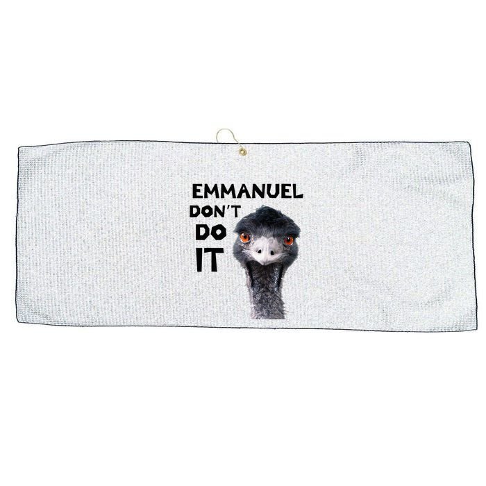 Emmanuel DonT Do It Viral Emu Large Microfiber Waffle Golf Towel