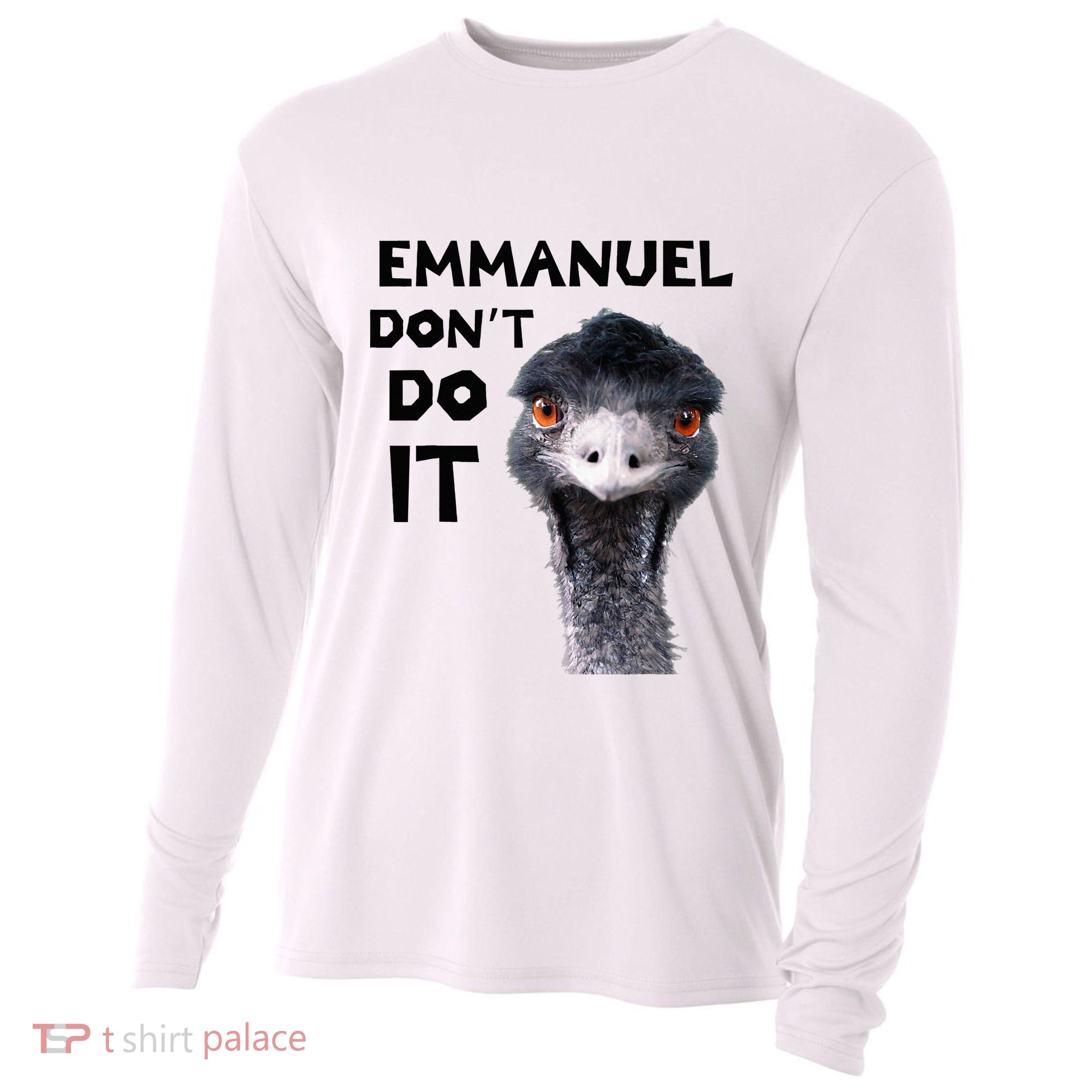 Emmanuel DonT Do It Viral Emu Cooling Performance Long Sleeve Crew
