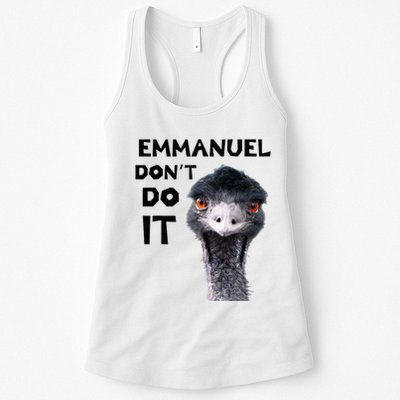Emmanuel DonT Do It Viral Emu Womens Tank Top