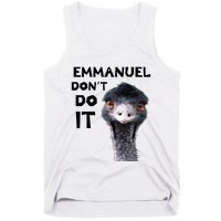 Emmanuel DonT Do It Viral Emu Tank Top