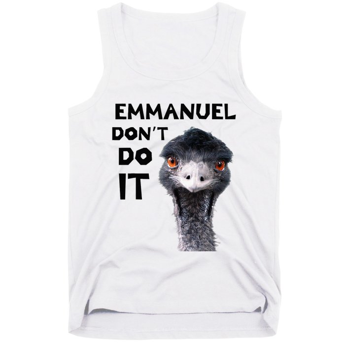 Emmanuel DonT Do It Viral Emu Tank Top