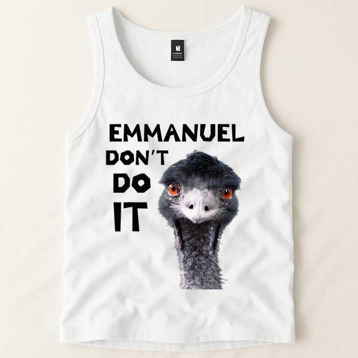 Emmanuel DonT Do It Viral Emu Tank Top