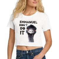 Emmanuel DonT Do It Viral Emu Crop Top
