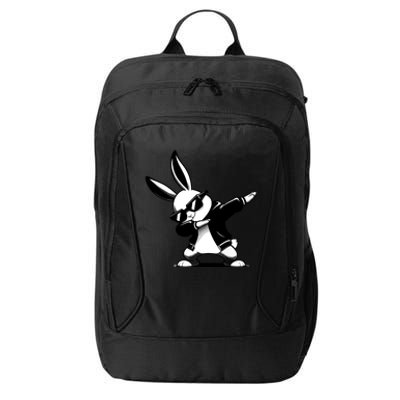 Easter Day Dabbing Bunny Rabbit Hip Hop Easter Baket City Backpack