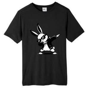 Easter Day Dabbing Bunny Rabbit Hip Hop Easter Baket Tall Fusion ChromaSoft Performance T-Shirt