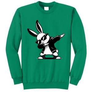 Easter Day Dabbing Bunny Rabbit Hip Hop Easter Baket Sweatshirt