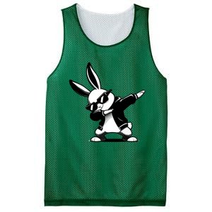 Easter Day Dabbing Bunny Rabbit Hip Hop Easter Baket Mesh Reversible Basketball Jersey Tank