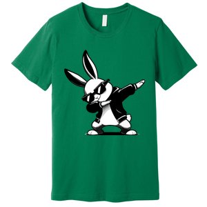 Easter Day Dabbing Bunny Rabbit Hip Hop Easter Baket Premium T-Shirt