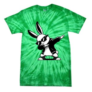 Easter Day Dabbing Bunny Rabbit Hip Hop Easter Baket Tie-Dye T-Shirt