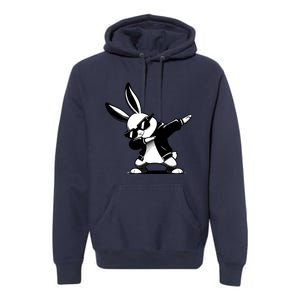 Easter Day Dabbing Bunny Rabbit Hip Hop Easter Baket Premium Hoodie