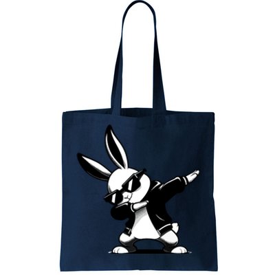 Easter Day Dabbing Bunny Rabbit Hip Hop Easter Baket Tote Bag