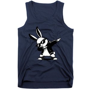 Easter Day Dabbing Bunny Rabbit Hip Hop Easter Baket Tank Top