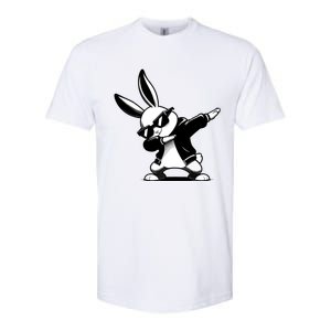 Easter Day Dabbing Bunny Rabbit Hip Hop Easter Baket Softstyle CVC T-Shirt