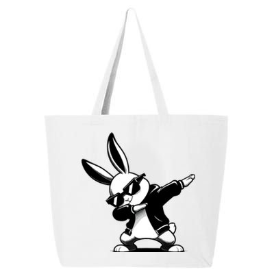 Easter Day Dabbing Bunny Rabbit Hip Hop Easter Baket 25L Jumbo Tote