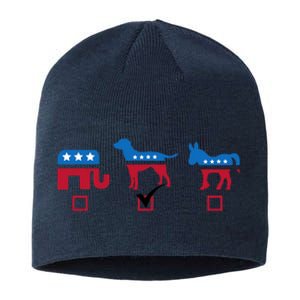 Elephant Dog Donkey Choose My Dog Would Do A Better Job Sustainable Beanie