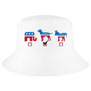 Elephant Dog Donkey Choose My Dog Would Do A Better Job Cool Comfort Performance Bucket Hat